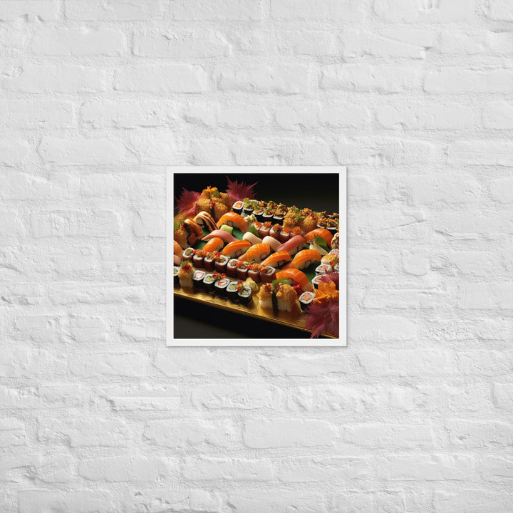 Sushi Framed poster 🤤 from Yumify.AI