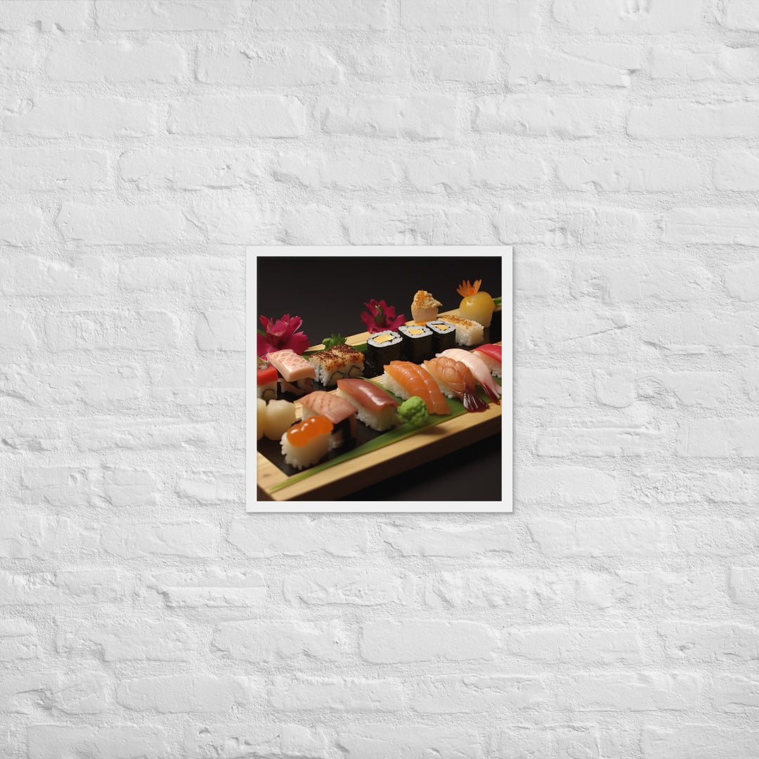 Sushi Framed poster 🤤 from Yumify.AI