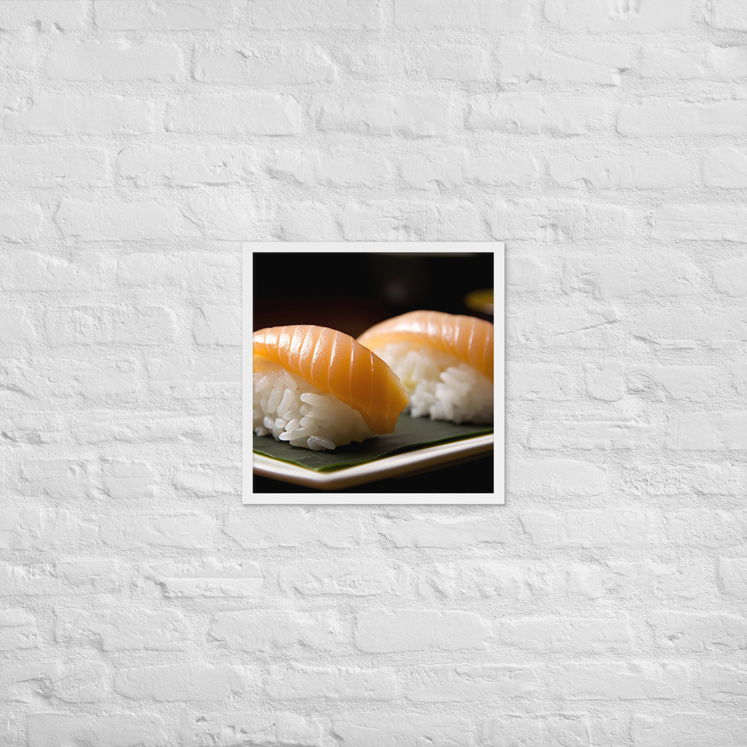 Nigiri Sushi Framed poster 🤤 from Yumify.AI