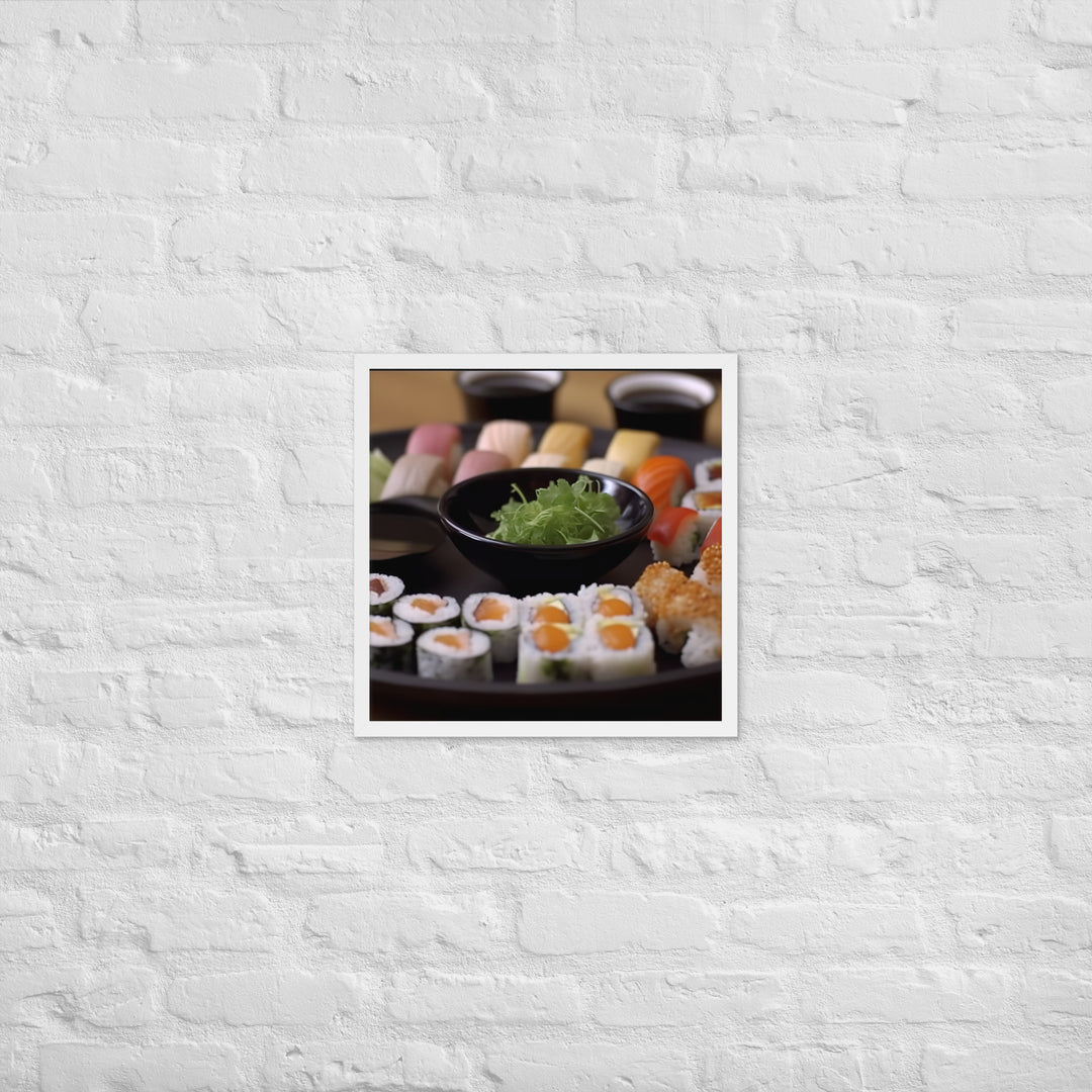 Sushi Framed poster 🤤 from Yumify.AI