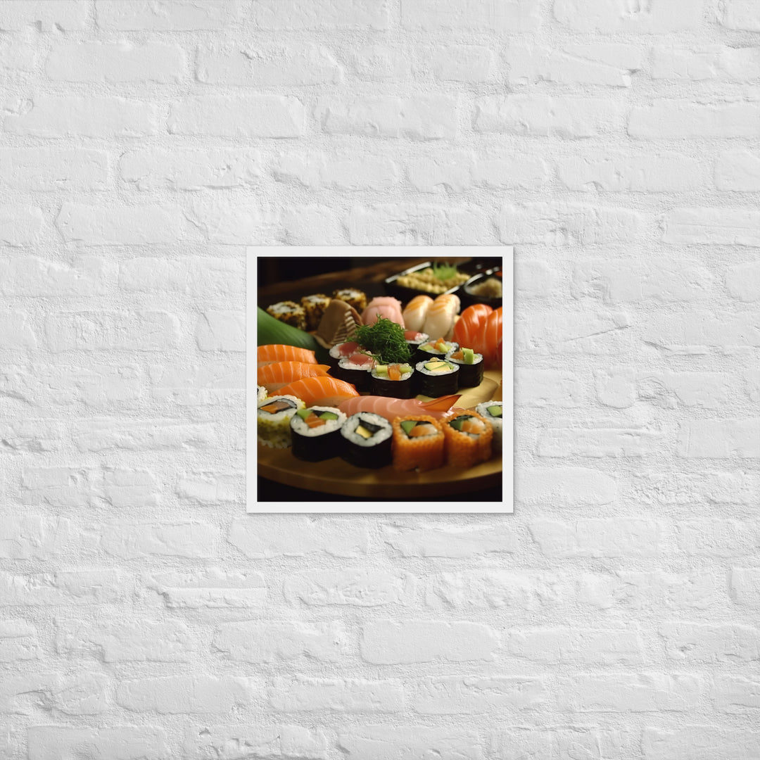 Sushi Framed poster 🤤 from Yumify.AI