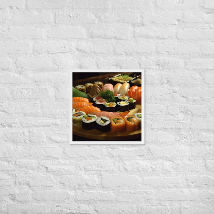 Sushi Framed poster 🤤 from Yumify.AI