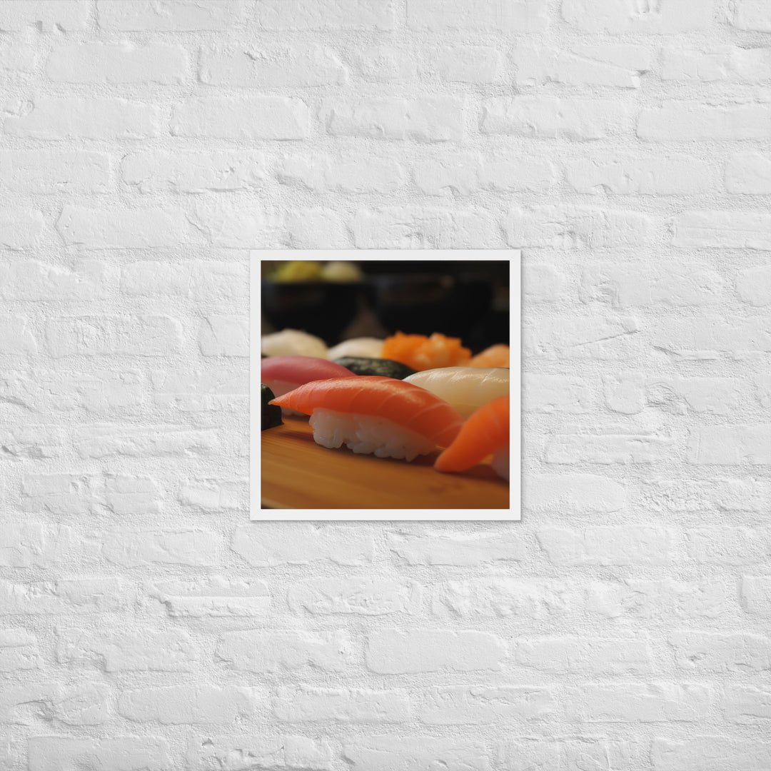 Sushi Framed poster 🤤 from Yumify.AI