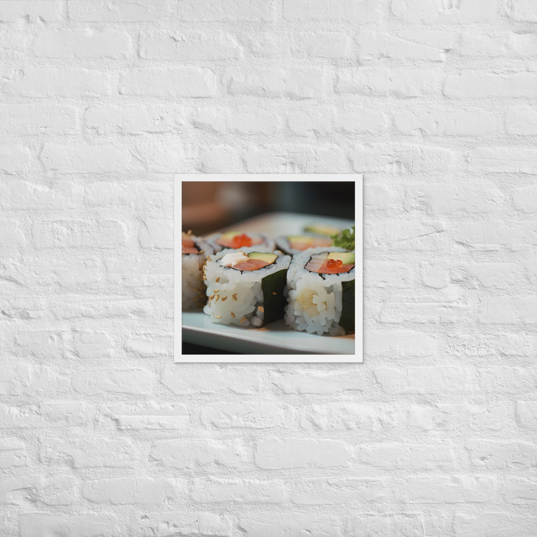 Sushi Framed poster 🤤 from Yumify.AI