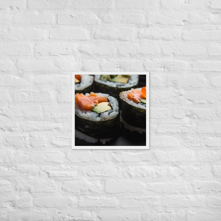 Sushi Framed poster 🤤 from Yumify.AI