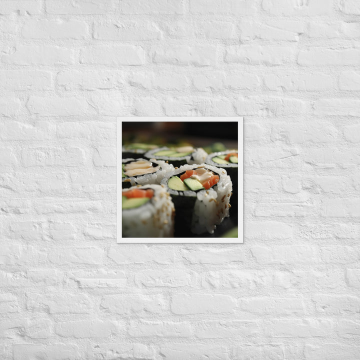 Sushi Framed poster 🤤 from Yumify.AI