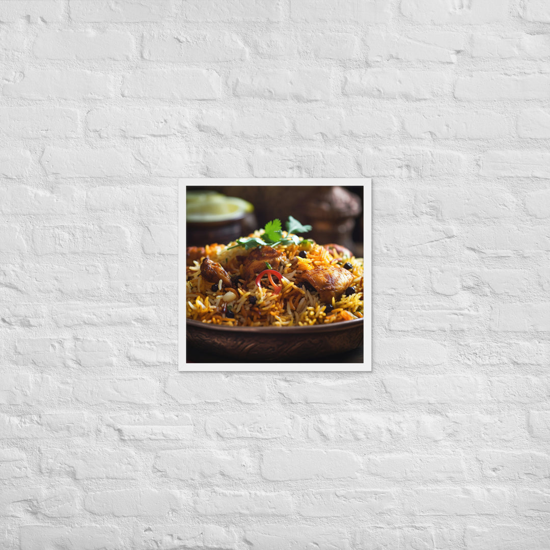 Biryani Framed poster 🤤 from Yumify.AI