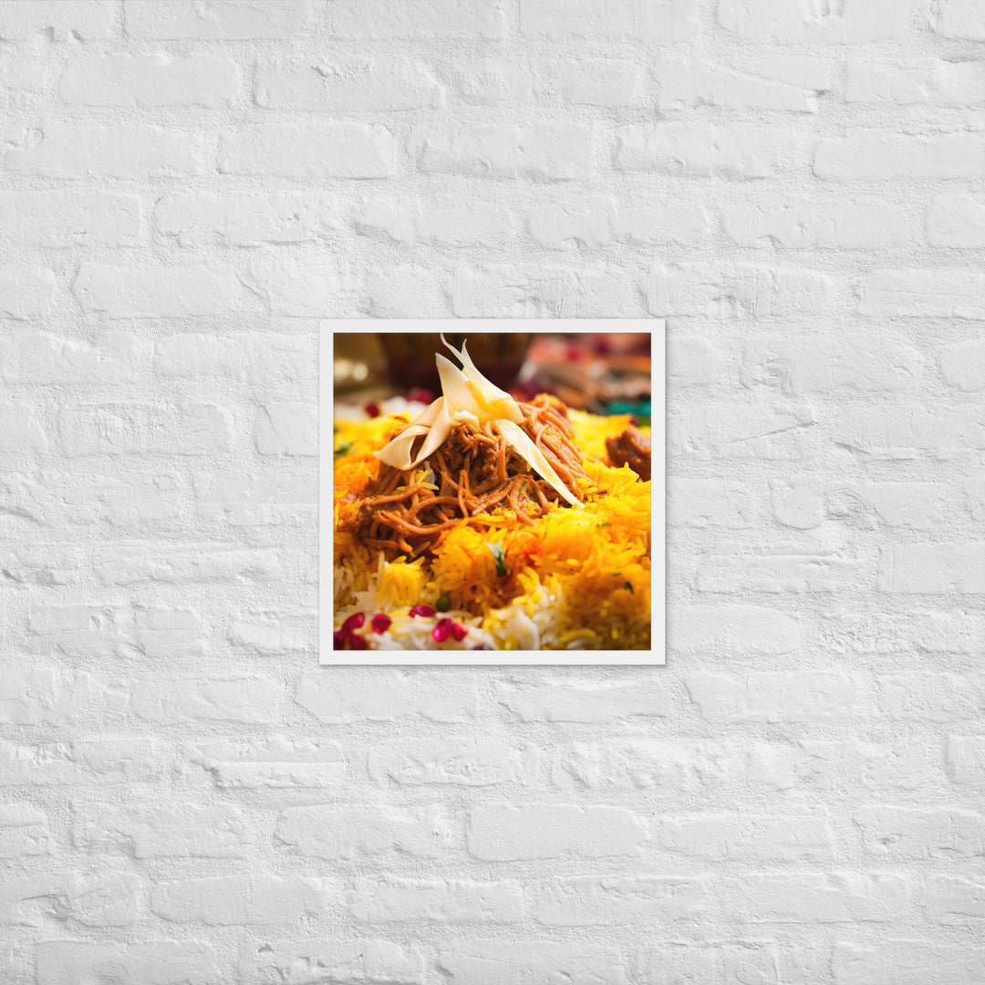 Biryani Framed poster 🤤 from Yumify.AI