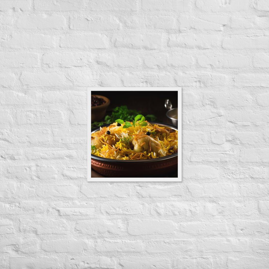 Biryani Framed poster 🤤 from Yumify.AI