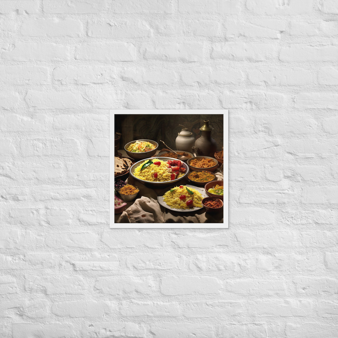 Biryani Framed poster 🤤 from Yumify.AI