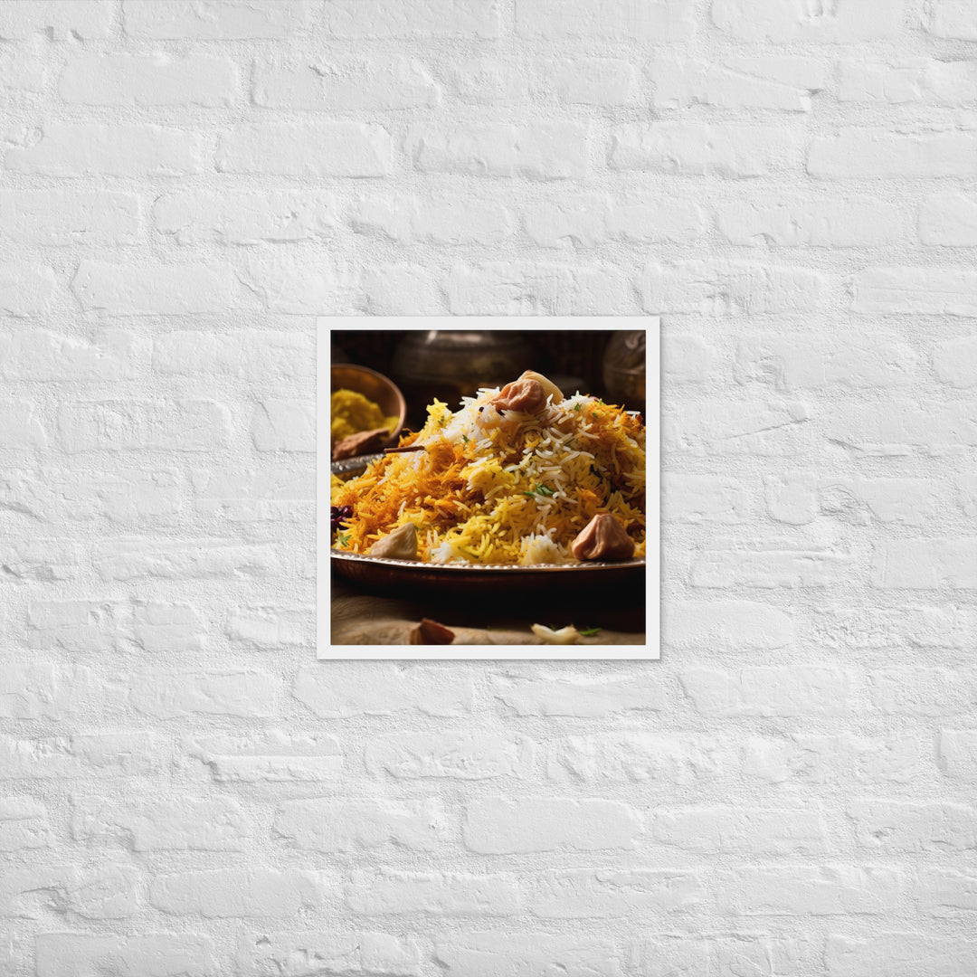 Biryani Framed poster 🤤 from Yumify.AI