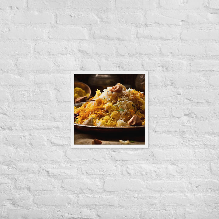 Biryani Framed poster 🤤 from Yumify.AI