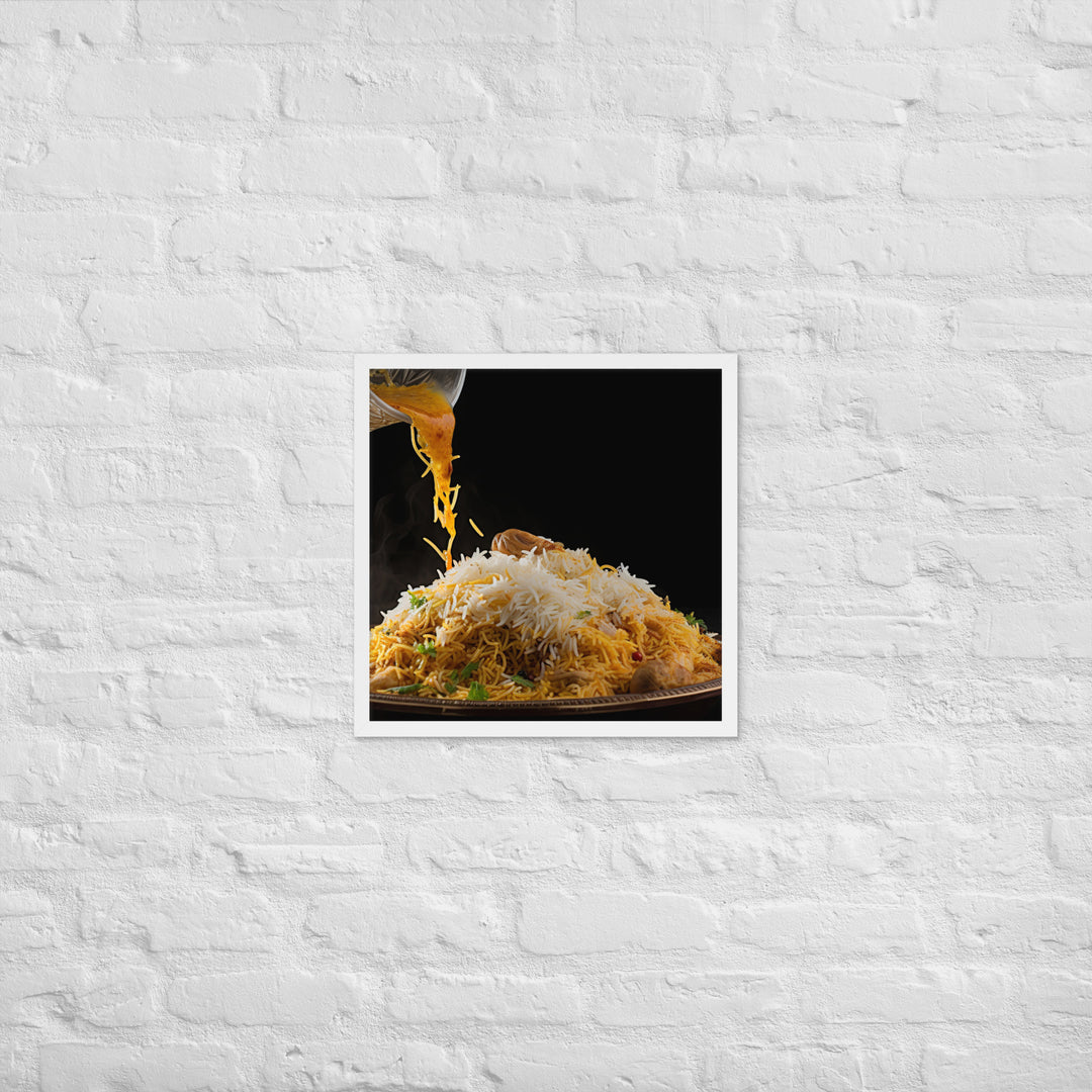 Biryani Framed poster 🤤 from Yumify.AI