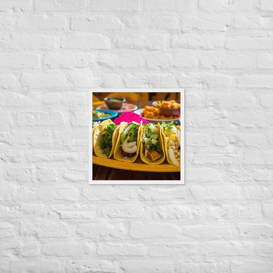 Taco Traditions Framed poster 🤤 from Yumify.AI