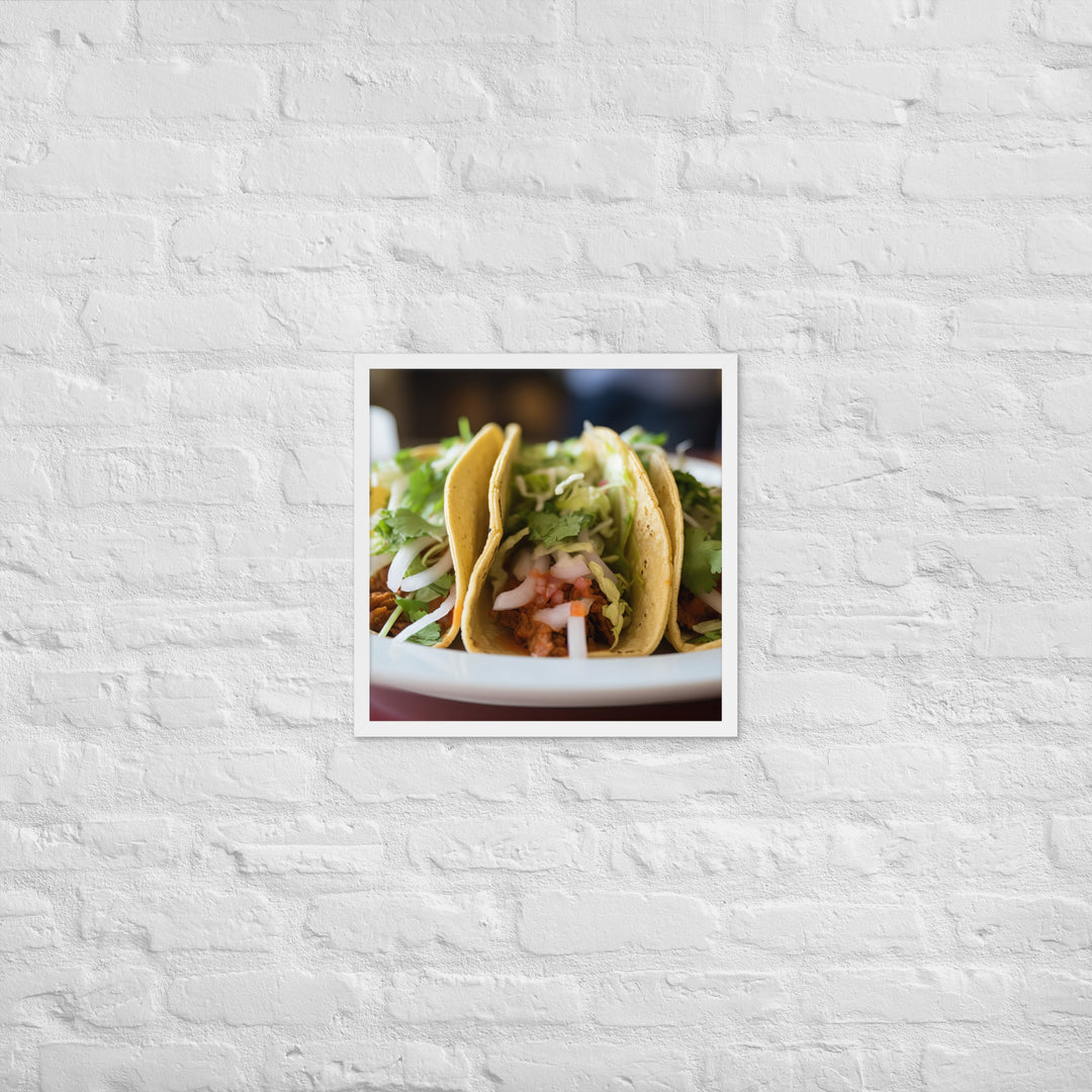 Taco Timeless Framed poster 🤤 from Yumify.AI