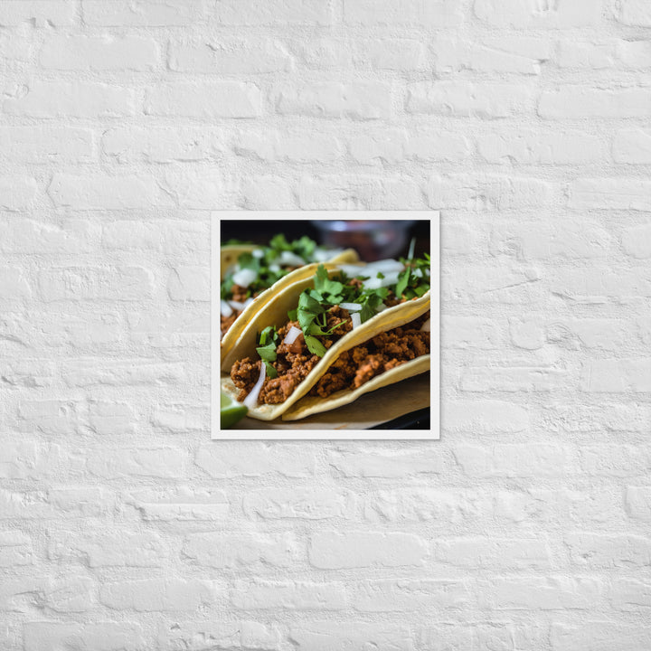 Taco Time Framed poster 🤤 from Yumify.AI