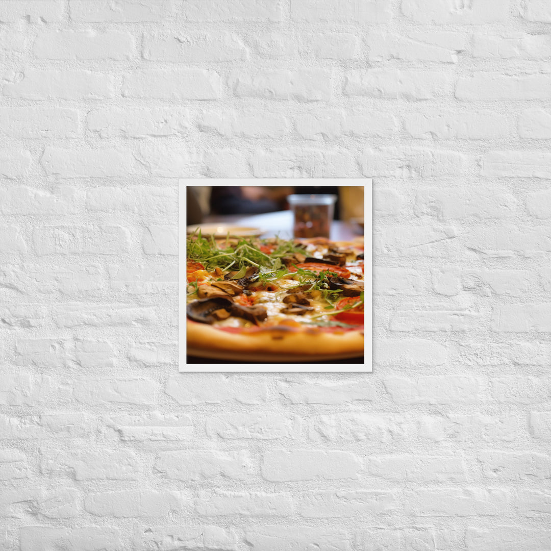 Pizza Framed poster 🤤 from Yumify.AI