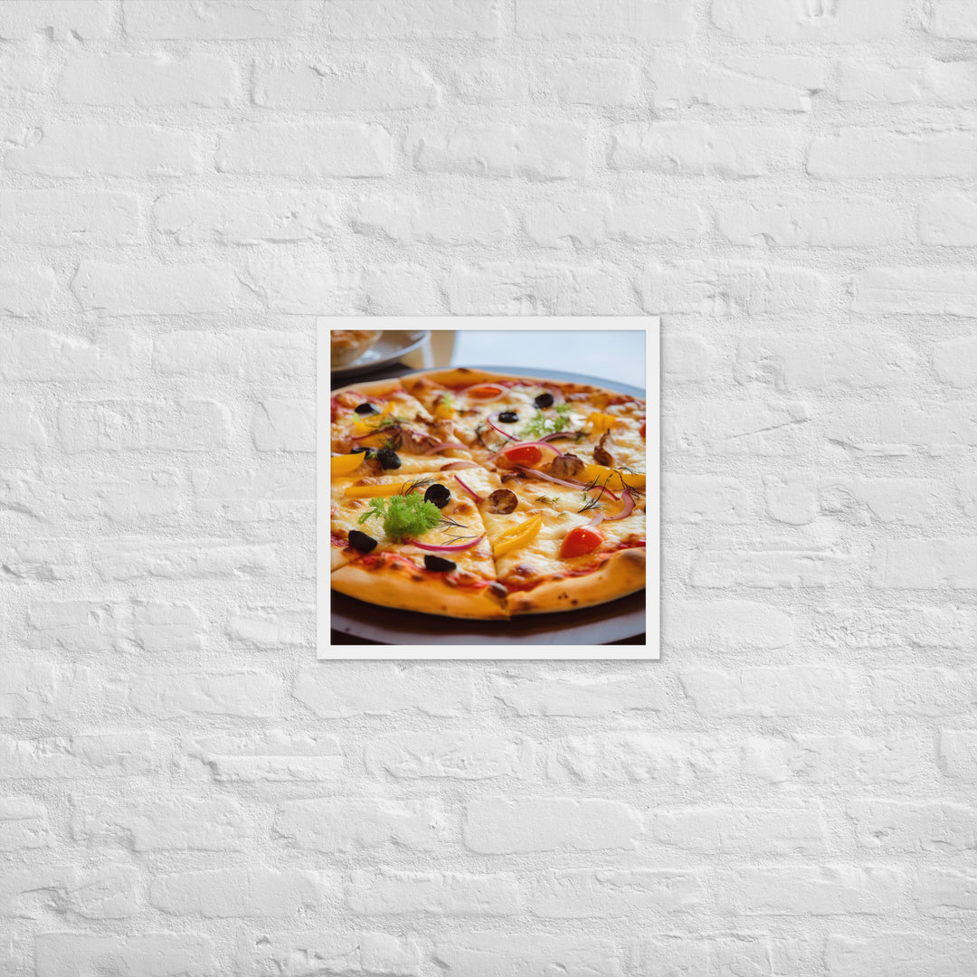 Pizza Framed poster 🤤 from Yumify.AI