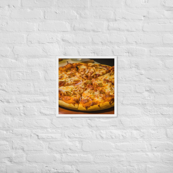 Pizza Framed poster 🤤 from Yumify.AI