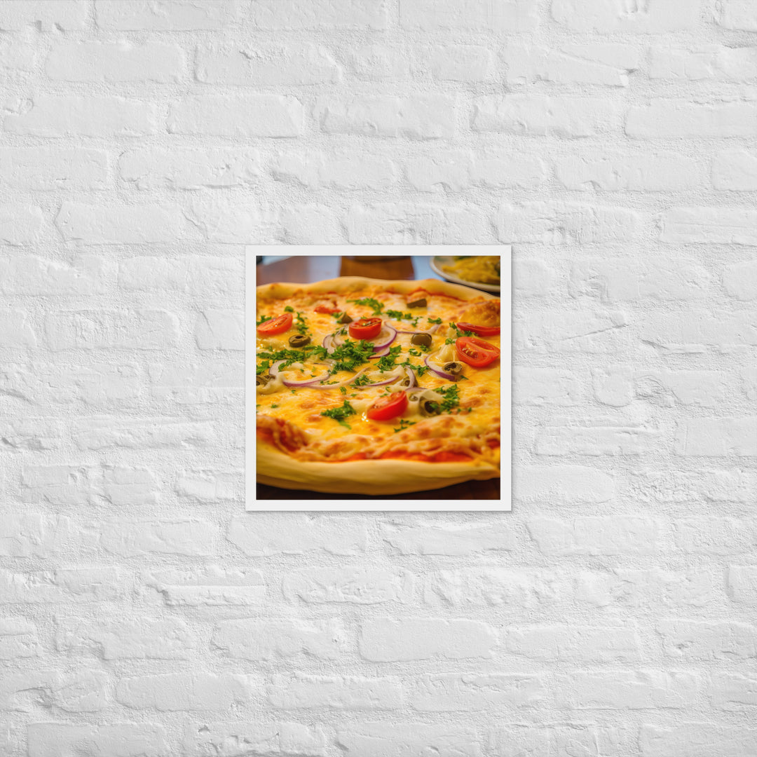 Pizza Framed poster 🤤 from Yumify.AI