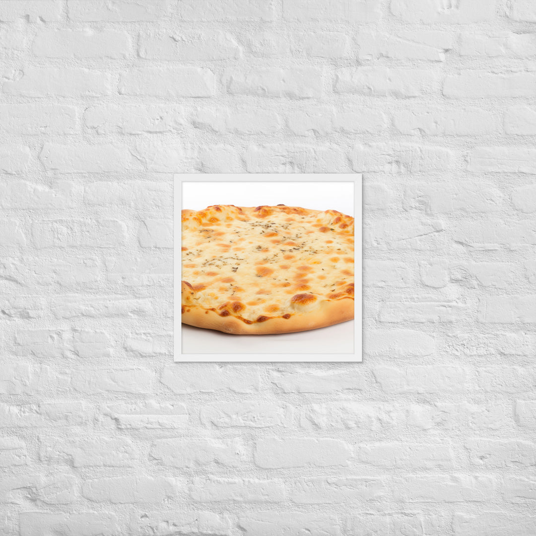 Cheese Pizza Framed poster 🤤 from Yumify.AI