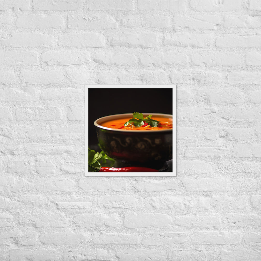 Red Curry Framed poster 🤤 from Yumify.AI