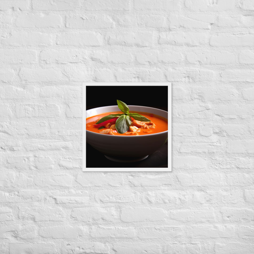 Red Curry Framed poster 🤤 from Yumify.AI