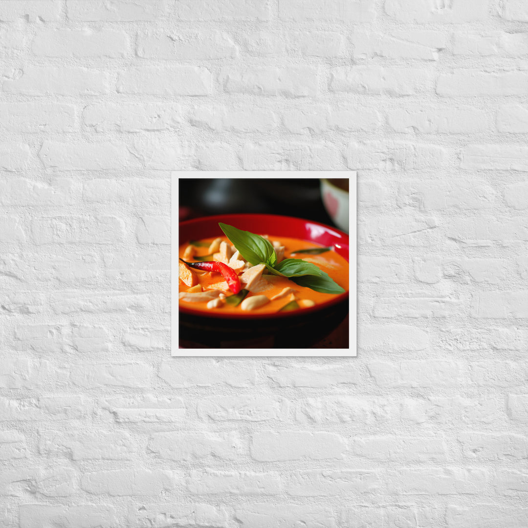 Red Curry Framed poster 🤤 from Yumify.AI