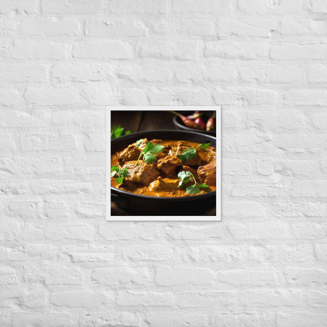 Lamb Curry Framed poster 🤤 from Yumify.AI