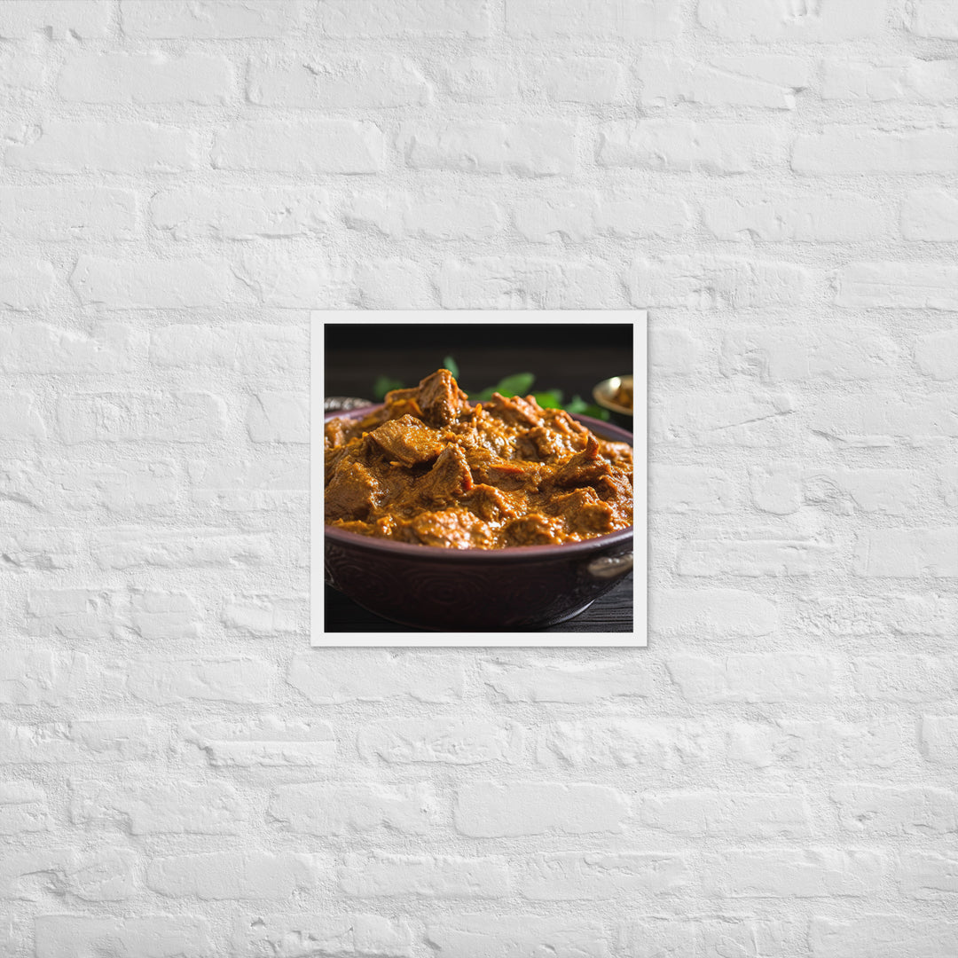 Lamb Curry Framed poster 🤤 from Yumify.AI