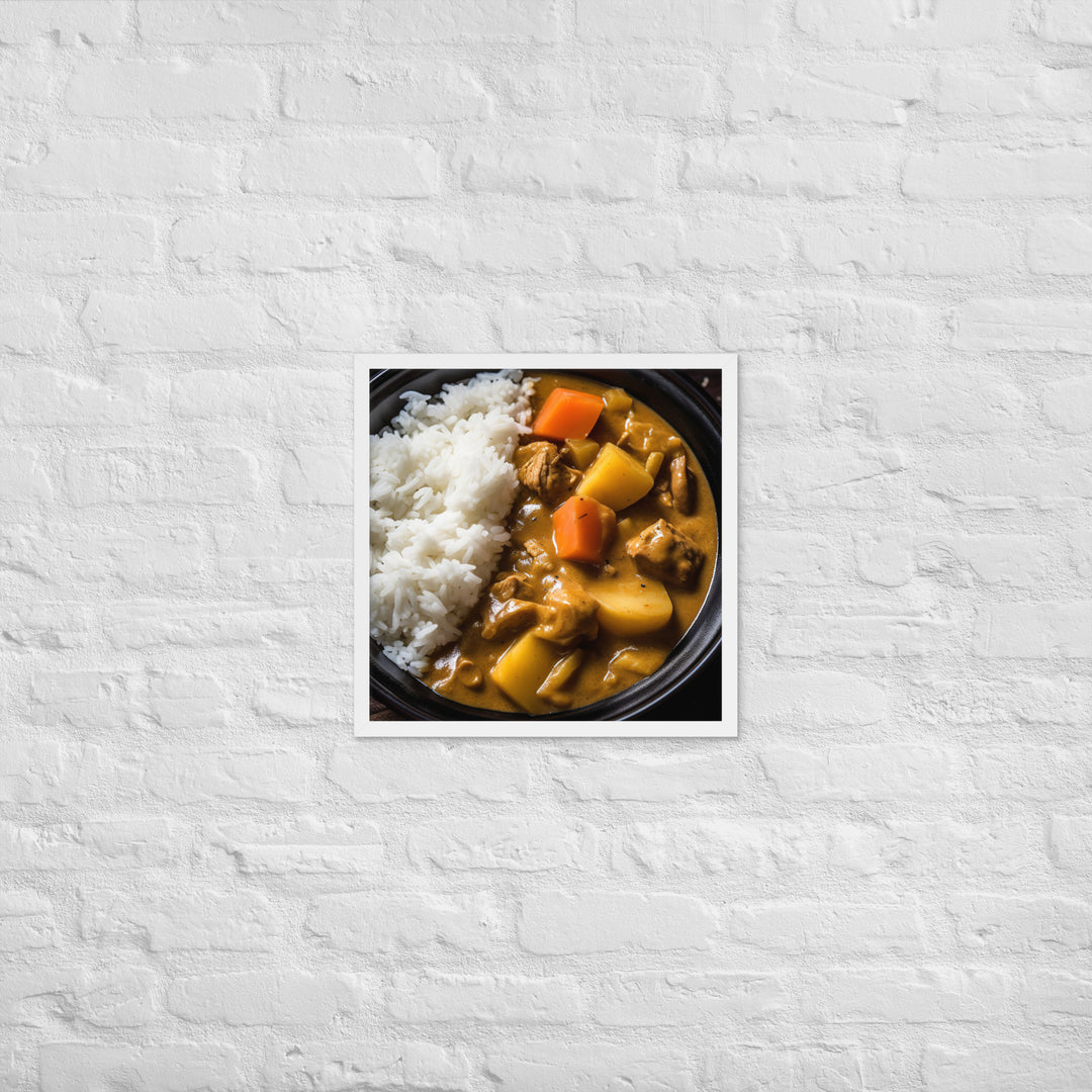 Japanese Curry Framed poster 🤤 from Yumify.AI