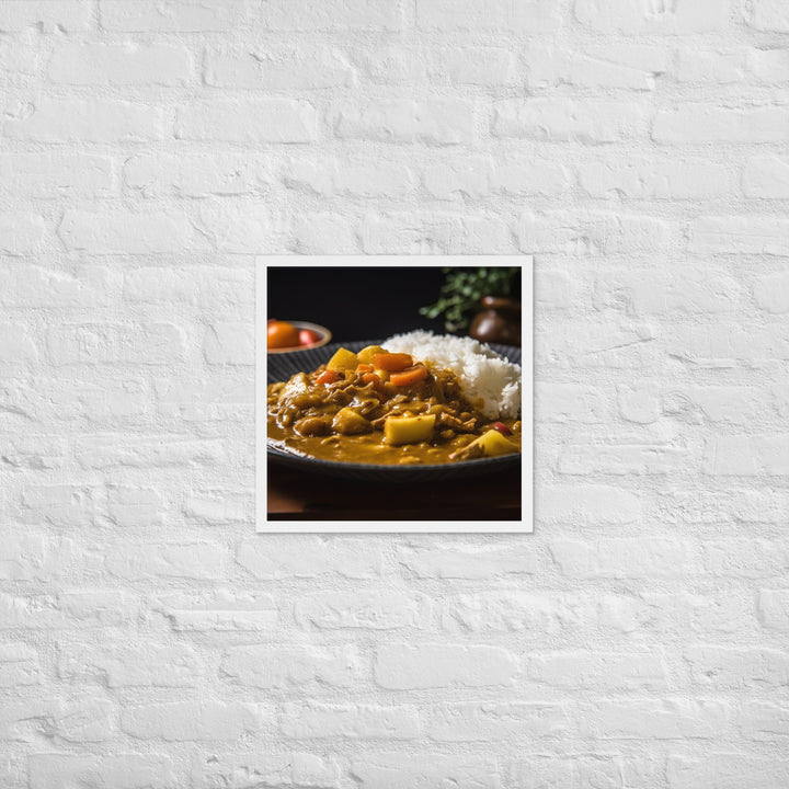 Japanese Curry Framed poster 🤤 from Yumify.AI