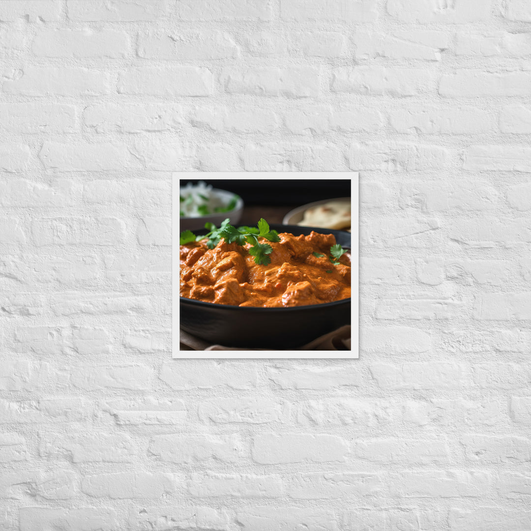 Butter Chicken Curry Framed poster 🤤 from Yumify.AI