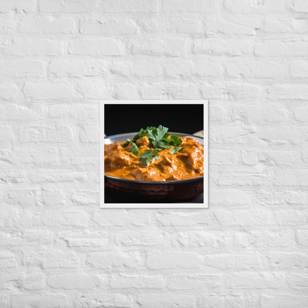 Butter Chicken Curry Framed poster 🤤 from Yumify.AI