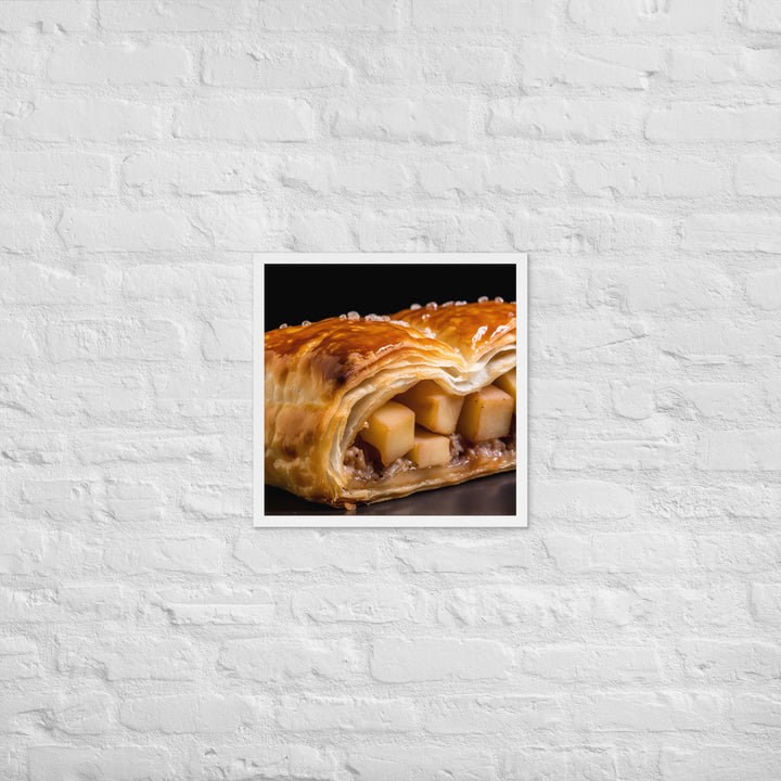 Pork and Apple Sausage Roll Framed poster 🤤 from Yumify.AI