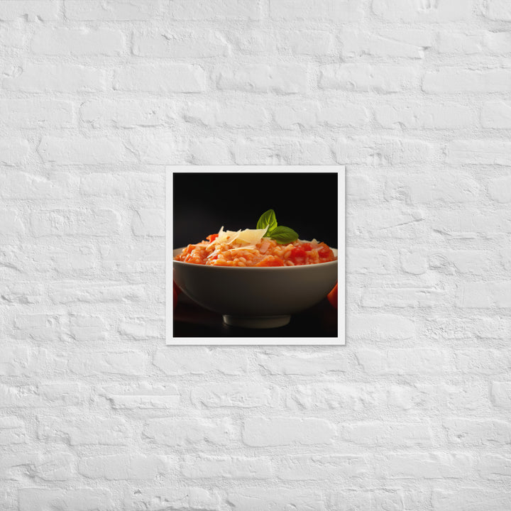 Tomato Risotto Framed poster 🤤 from Yumify.AI