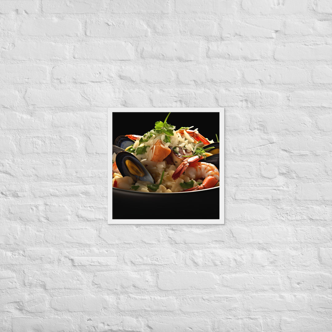 Seafood Risotto Framed poster 🤤 from Yumify.AI