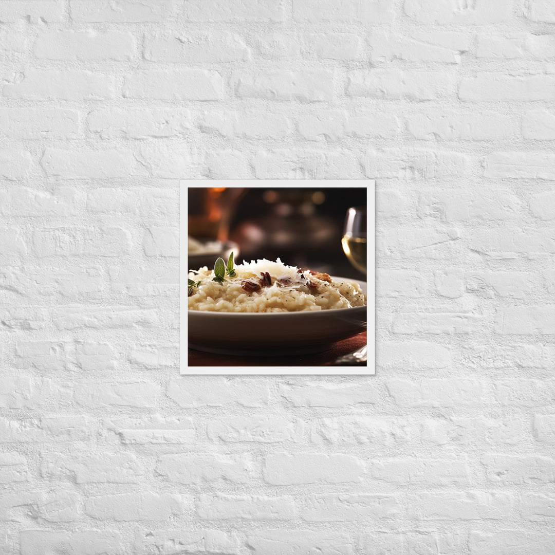 Parmesan Risotto Framed poster 🤤 from Yumify.AI