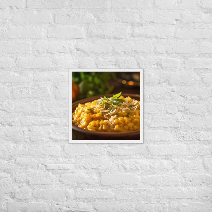 Butternut Squash Risotto Framed poster 🤤 from Yumify.AI