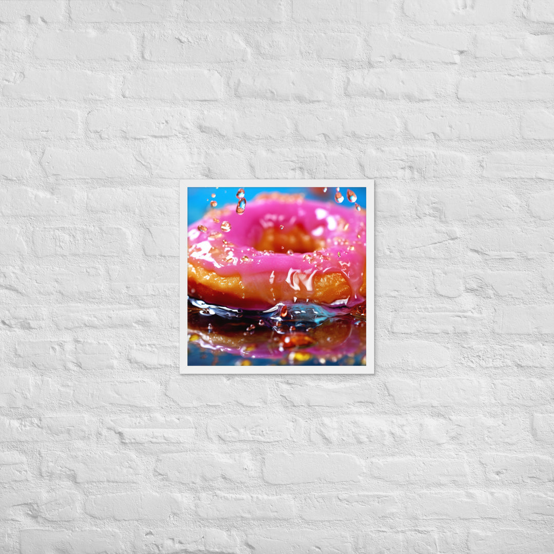Jelly Donut Framed poster 🤤 from Yumify.AI