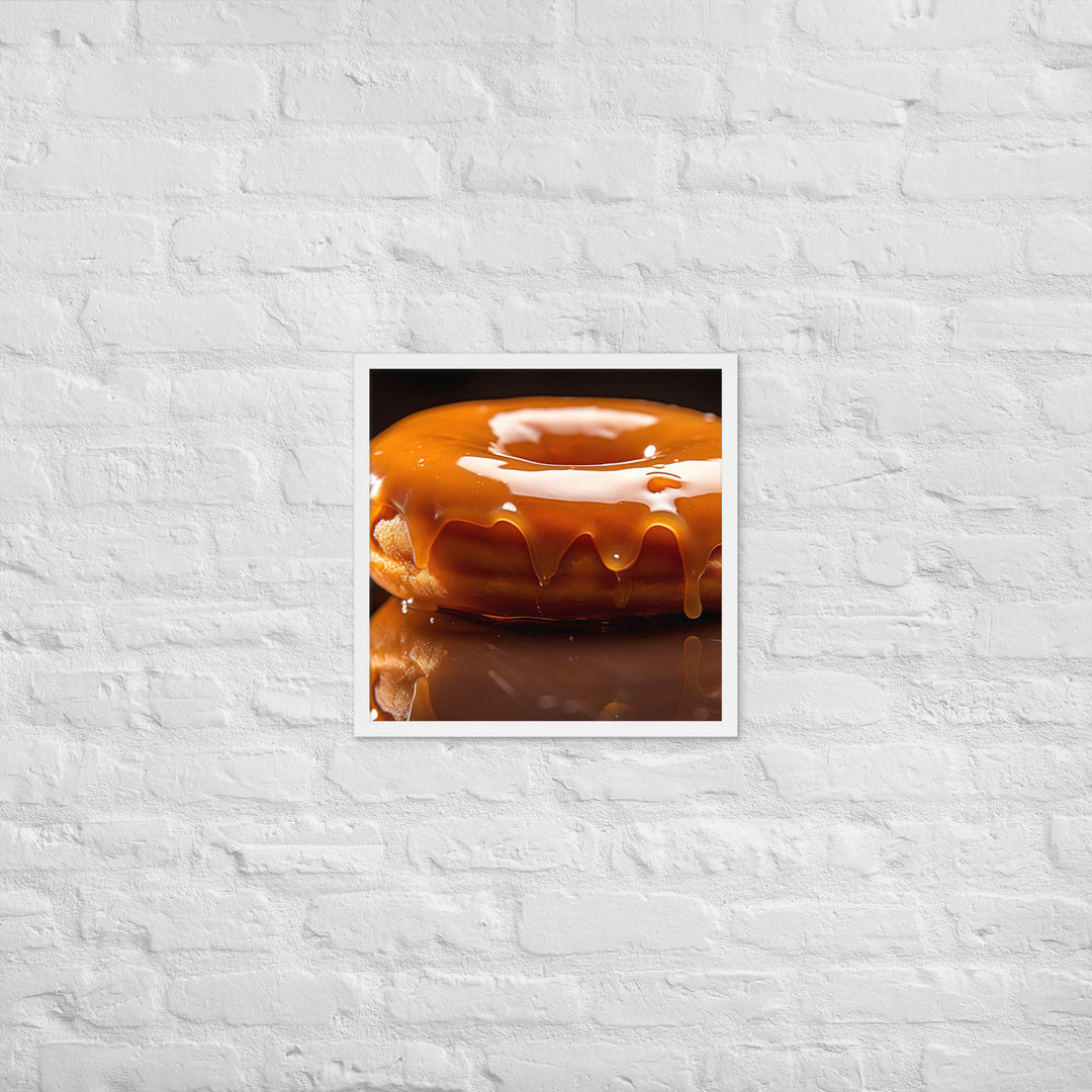 Glazed Donut Framed poster 🤤 from Yumify.AI