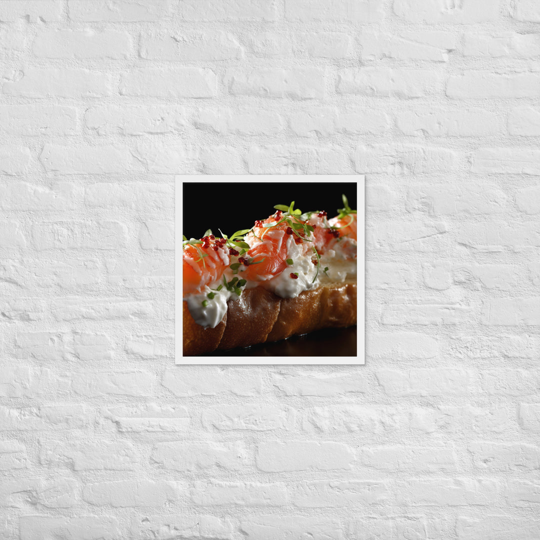 Truffle Lobster Roll Framed poster 🤤 from Yumify.AI