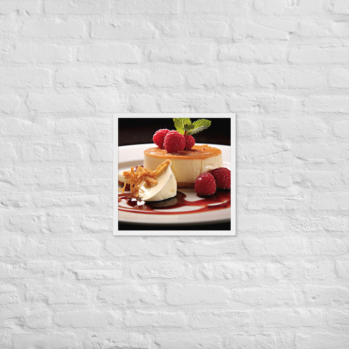 Cheese Dessert Framed poster 🤤 from Yumify.AI