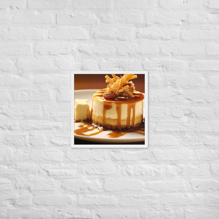 Cheese Dessert Framed poster 🤤 from Yumify.AI