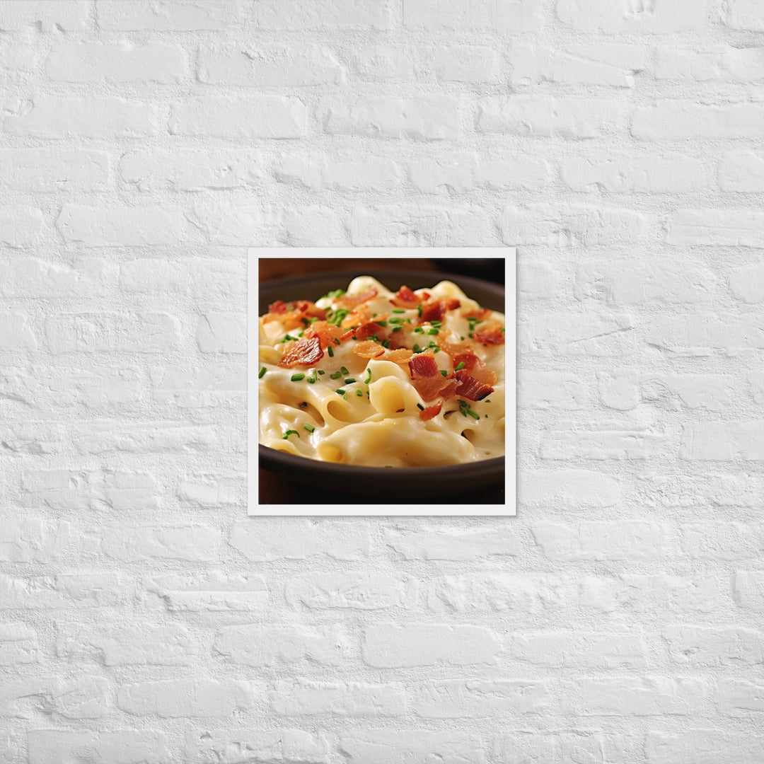 Cheese Pasta Framed poster 🤤 from Yumify.AI