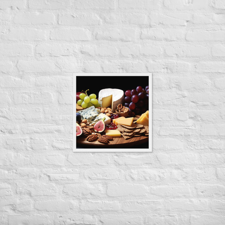 Cheese Platter Framed poster 🤤 from Yumify.AI