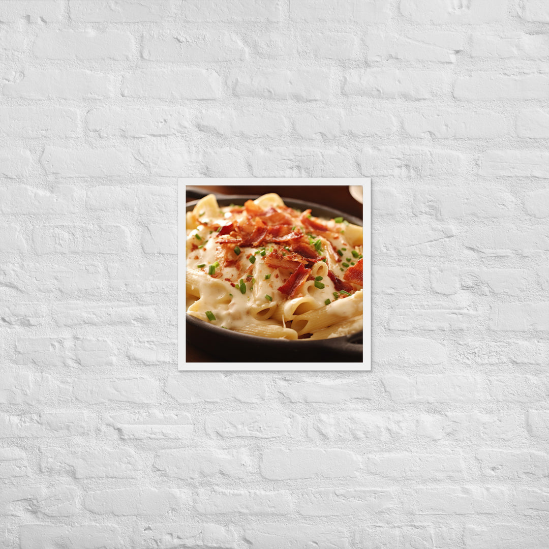 Cheese Pasta Framed poster 🤤 from Yumify.AI