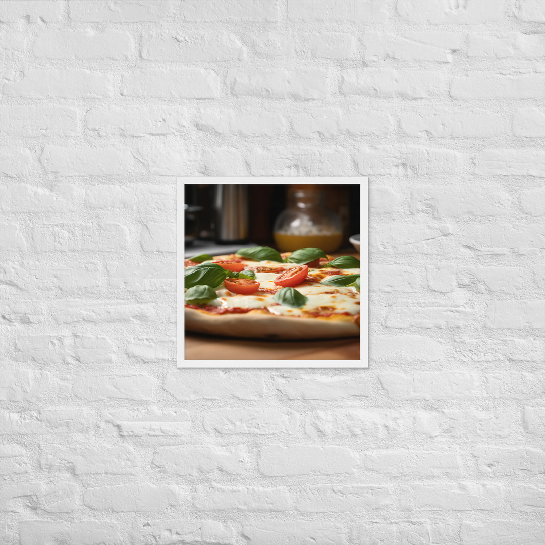 Margherita Pizza Framed poster 🤤 from Yumify.AI