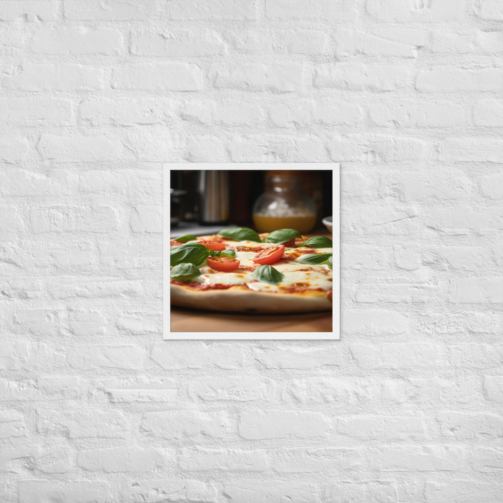 Margherita Pizza Framed poster 🤤 from Yumify.AI