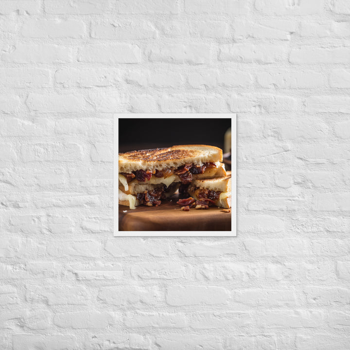 Grilled Brie Sandwich Framed poster 🤤 from Yumify.AI